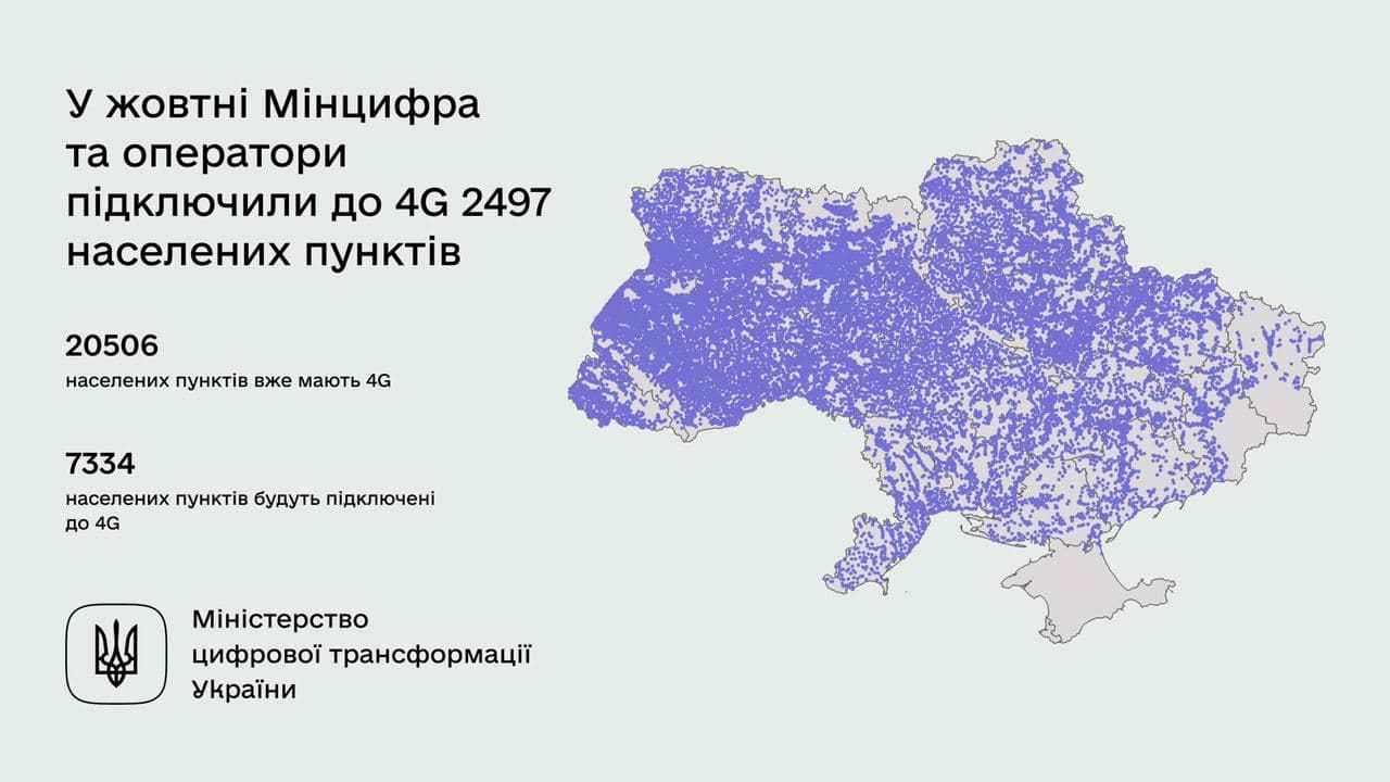 Карта покрытия киевстар